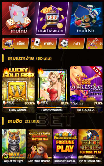 EZYBETS หมวดหมู่เกม