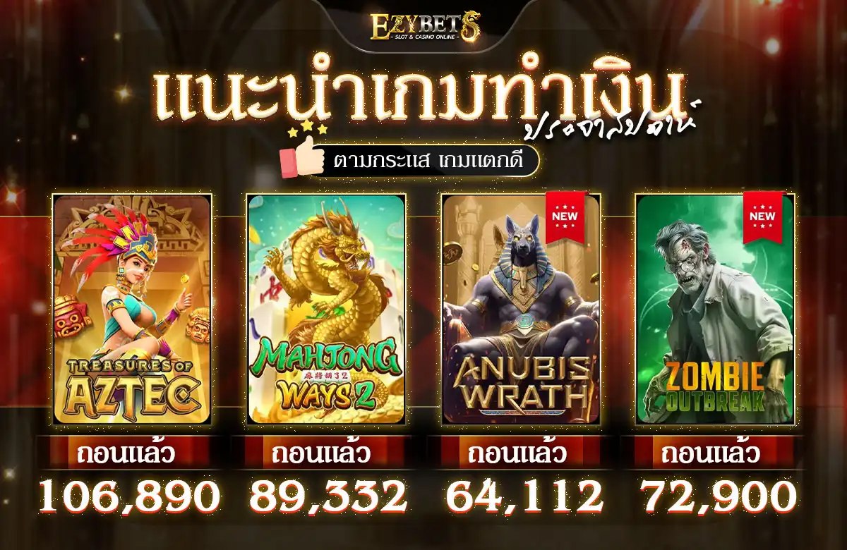 EZYBET แนะนำเกม